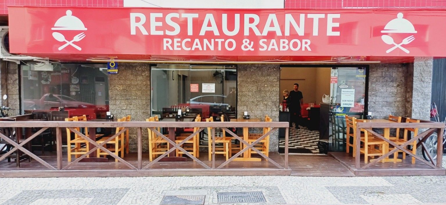 Fachada do Restaurante Recanto e Sabor em Balneário Camboriú